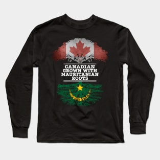 Canadian Grown With Mauritanian Roots - Gift for Mauritanian With Roots From Mauritania Long Sleeve T-Shirt